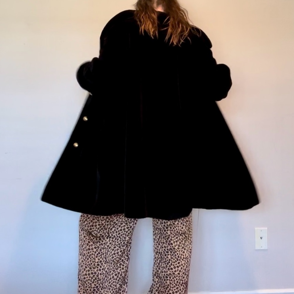 Vintage Faux Fur Mob Wife Coat